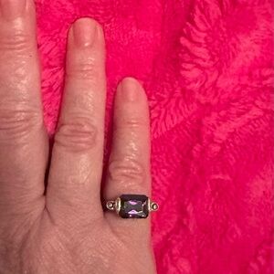 Amethyst in Sterling Silver Setting